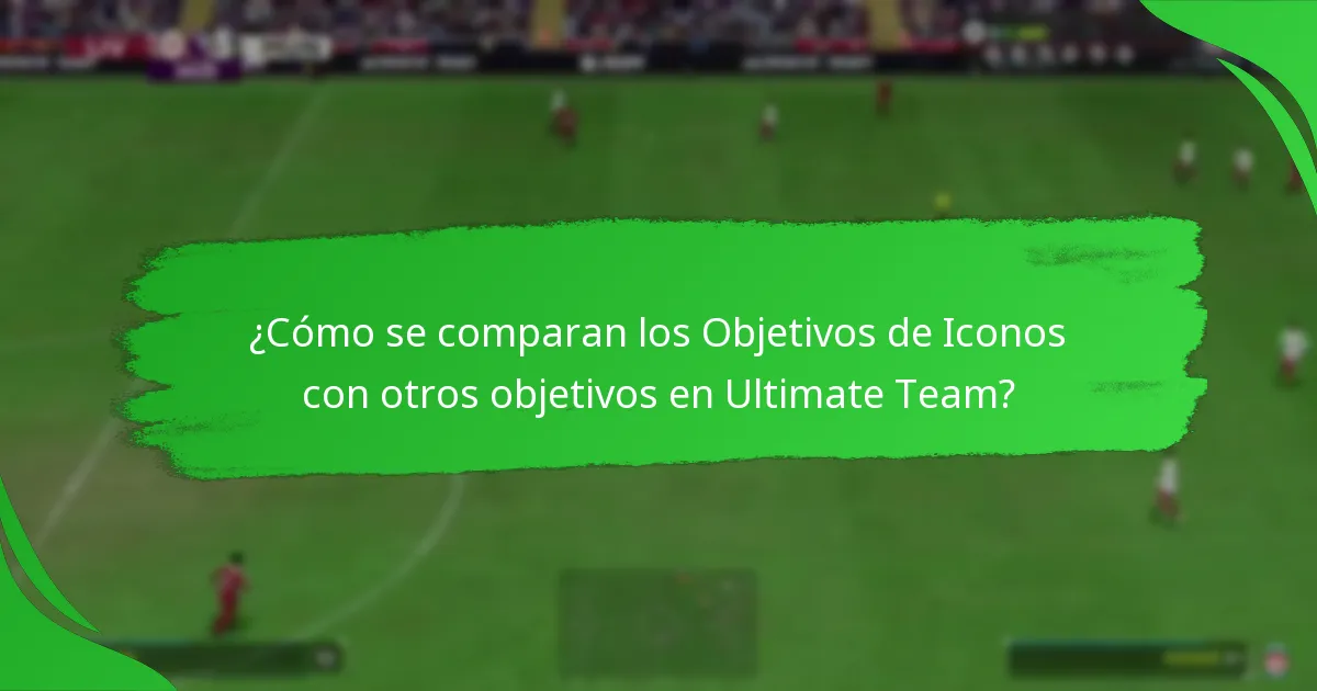 ¿Qué recompensas están asociadas con los Objetivos de Iconos?